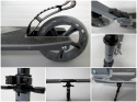Duża Hulajnoga H10 SZARA Składana R-Sport koła 145 mm do 100 kg