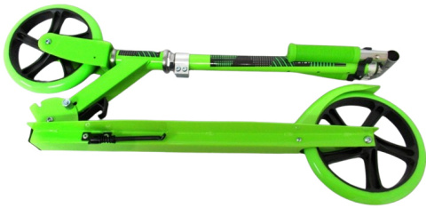 Duża Hulajnoga H4AA Zielona Składana R-Sport koła 200 mm do 100 kg