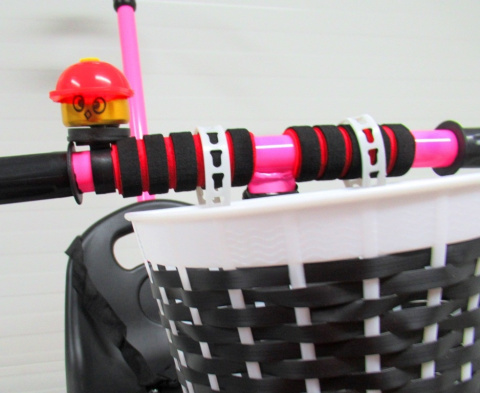 Rowerek Trójkołowy T8 różowy z rączką Koła EVA Pchacz