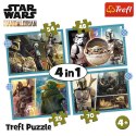 Puzzle - 4w1 (35, 48, 54, 70) - Mandalorian - Star Wars - Trefl 34397