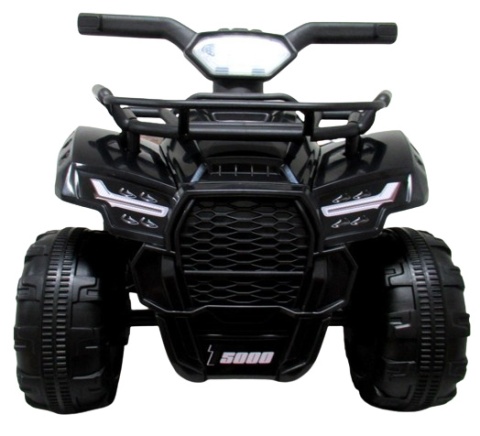 Quad J8AAA czarny na akumulator, quady dla dzieci muzyka światło