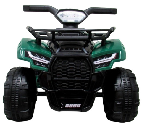 Quad J8AAA zielony na akumulator, quady dla dzieci muzyka światło