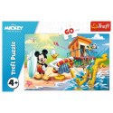 Puzzle - 60 - Ciekawy dzień Mikiego i przyjaciół - Myszka Miki - Trefl 17359