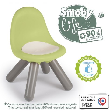SMOBY Krzesełko z Oparciem Zielone