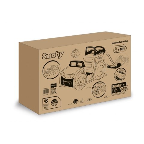 Smoby Samochód Przygód 3w1