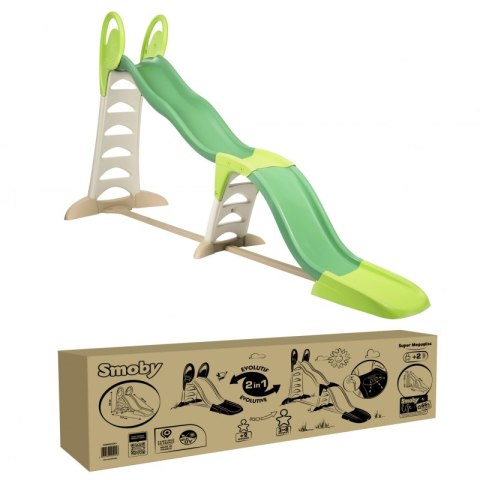 Smoby Zjeżdżalnia MEGAGLISS 2w1