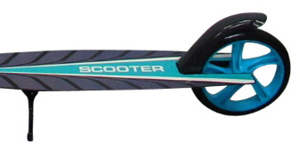 Duża Hulajnoga H4 Niebieska Składana R-Sport koła 200 mm do 100 kg