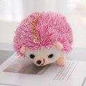 Pluszowy Jeż Maskotka Brelok Kółko Różowy 9cm