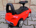 Jeździk Autko dla Dziecka J2 CZERWONY - chodzik, muzyka, klakson, światła