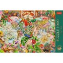 Puzzle - 1000 Premium Plus - Tea Time: Antyczna mapa świata - Trefl 12077