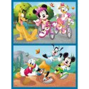 Puzzle + MEMOS - 2w1 (30,48) - Poznaj bohaterów Disney - Myszka Miki - Trefl 93344