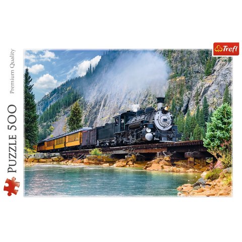 Puzzle - 500 - Górski pociąg - Trefl 37379