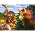 Puzzle - miniMaxi - 20 - Poznaj świat dinozaurów - Trefl 56036