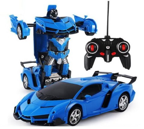 Autko Transformacja Niebieskie