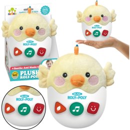 Interaktywna Wańka Wstańka Kurczak Światła Dźwięki Żółty