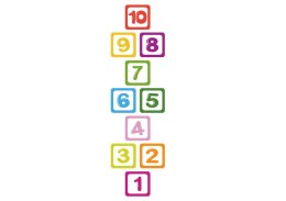 Naklejki Podłogowe Liczby Edukacyjne Do Gry w Klasy