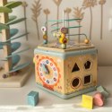 TOOKY TOY Interaktywny Drewniany Sześciokąt Montessori Otwierane Pudełko