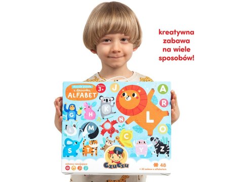 CzuCzu Duuuże puzzle z dziurką Alfabet ZA4077