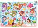 CzuCzu Duże Magiczne puzzle Syrenki 60 ele 4+ ZA5631