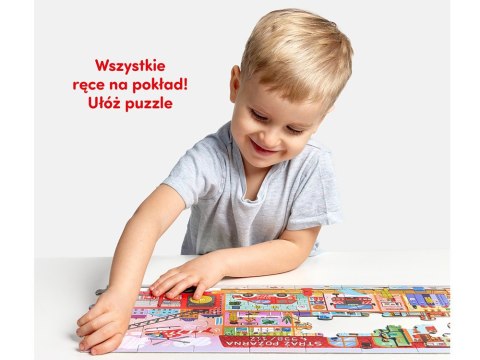 CzuCzu Puzzle Tak działa Straż pożarna 40 ele + plakat edukacyjny ZA5626