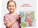 CzuCzu Puzzle odkrywcy Mapa świata 300 ele + plakat edukacyjny ZA5627