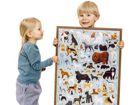 CzuCzu Puzzlove Duże puzzle PSY 40 elementów ZA5617