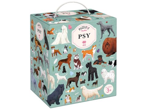 CzuCzu Puzzlove Duże puzzle PSY 40 elementów ZA5617