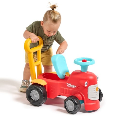 FALK Maurice Traktorek Jeździk Pchacz Odpychacz Schowek od 1 roku