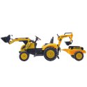 FALK Traktor na Pedały Koparka KOMATSU Łyżka + Przyczepa od 2 lat