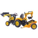 FALK Traktor na Pedały Koparka KOMATSU Łyżka + Przyczepa od 2 lat