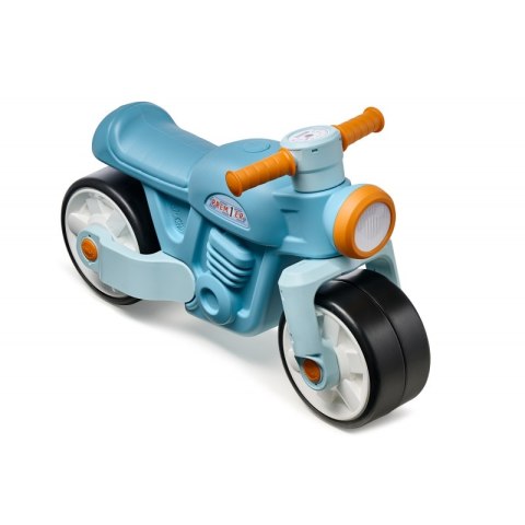 Falk Jeździk Biegowy Ciche Koła Motor Retro Niebieski 1+