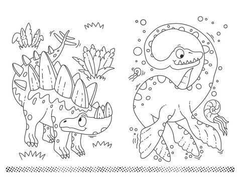Superdinozaury. Malowanka dla chłopców KS1034