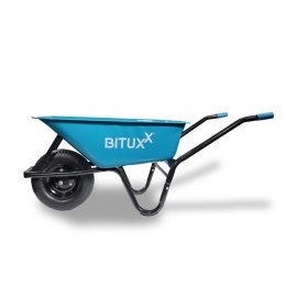 Taczka Ogrodowa Solidna taczka 100L jednokołowa niebieska Mocna 250kg