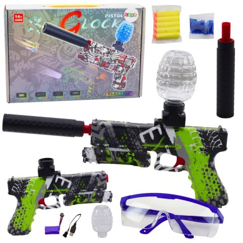 Pistolet Na Kulki Żelowe Wodne Strzałki Piankowe 2w1