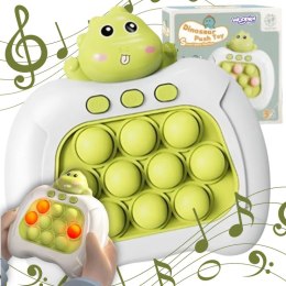 WOOPIE Gra POP IT Elektryczna Antystresowa Zręcznościowa Dinozaur Zielony Zestaw 24 szt.