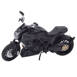 Motocykl Sportowy Metalowy Światła Dźwięki Złote Elementy Czarny 1:12