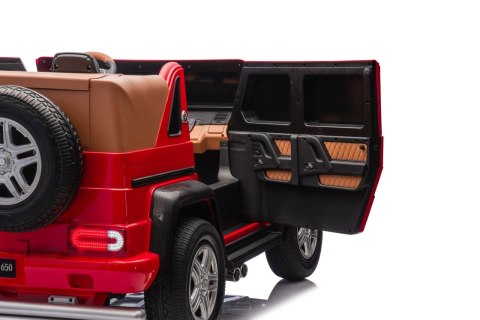 Pojazd Mercedes Benz MAYBACH G650 Czerwony