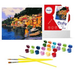 Zestaw do malowania po numerach Wieczór Włochy KHO2760 40x50 AP0019