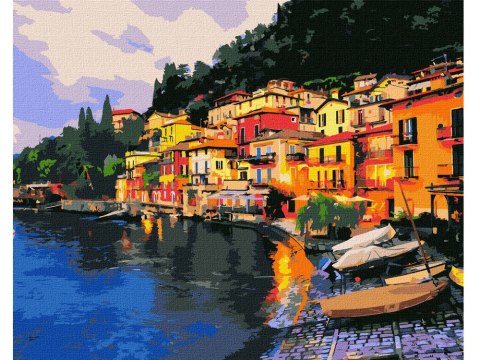 Zestaw do malowania po numerach Wieczór Włochy KHO2760 40x50 AP0019