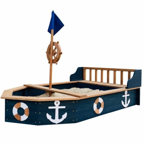 AXI Drewniana Piaskownica Doris ze Schowkiem + Pokrowiec 153 cm