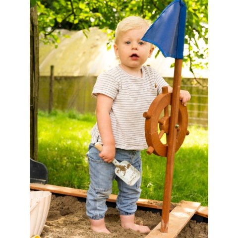 AXI Drewniana Piaskownica Doris ze Schowkiem + Pokrowiec 153 cm