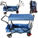 AXI Składany Wózek Plażowy z Dachem Hamulcem i Torbą 80Kg