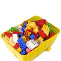 Kuferek Mały z Kolorowymi Klockami K2 180 Elementów Żółty