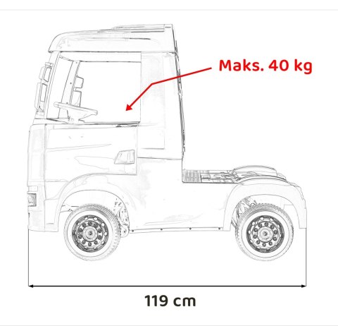 Pojazd Scania R-SERIE Biały