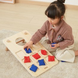 Viga Gra Zręcznościowa 2w1 Kółko i Krzyżyk + Cronhole - Rzut Do celu