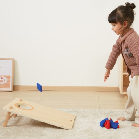 Viga Gra Zręcznościowa 2w1 Kółko i Krzyżyk + Cronhole - Rzut Do celu