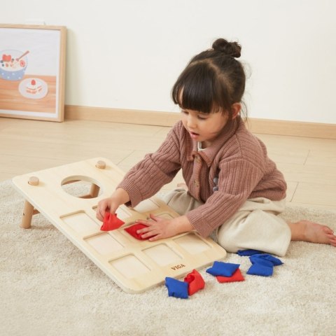 Viga Gra Zręcznościowa 2w1 Kółko i Krzyżyk + Cronhole - Rzut Do celu