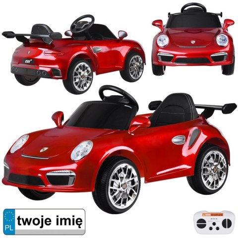 Autko elektryczne na akumulator dla dziecka RUF CTR3 lakier + pilot PA0327