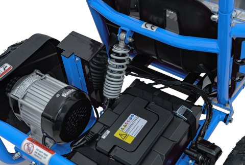 Pojazd Gokart Elektryczny MAIGHTY Niebieski
