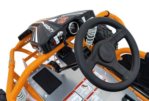 Pojazd Gokart Elektryczny MAIGHTY Pomarańczowy